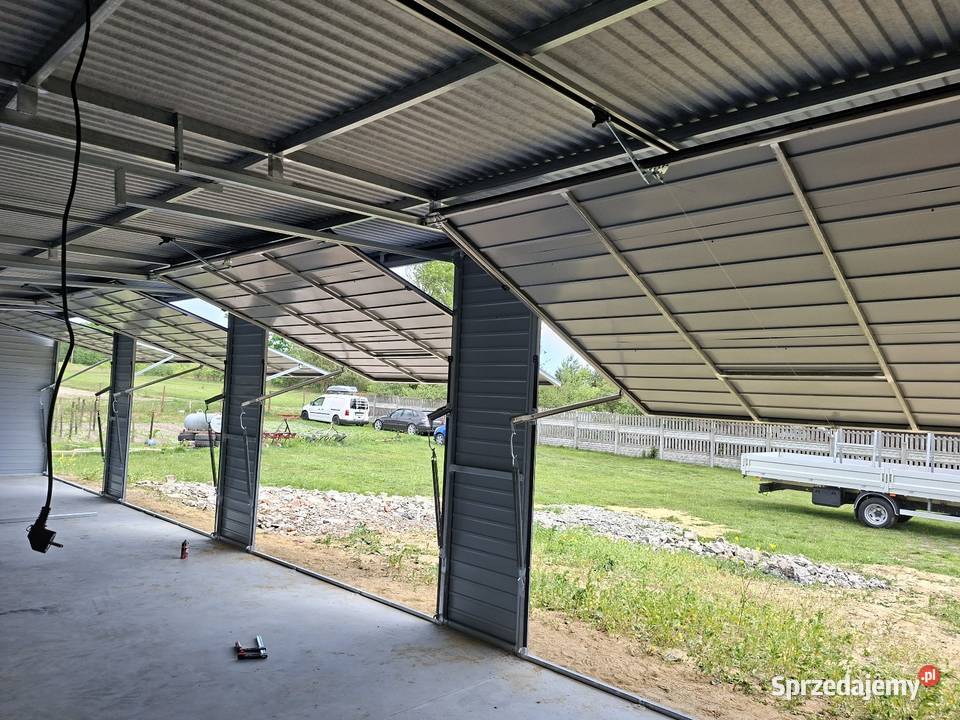 Garaż blaszany Antracyt MAT 15x55m h 273 światła Przemyśl