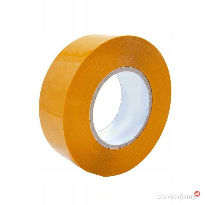 Taśma Pakowa Żółta 48 mm x 50 m Ultra Mocna małopolskie Ludźmierz