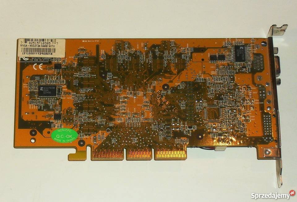 Karta graficzna NVIDIA GeForce3 Ti200 64MB AGP Gliwice