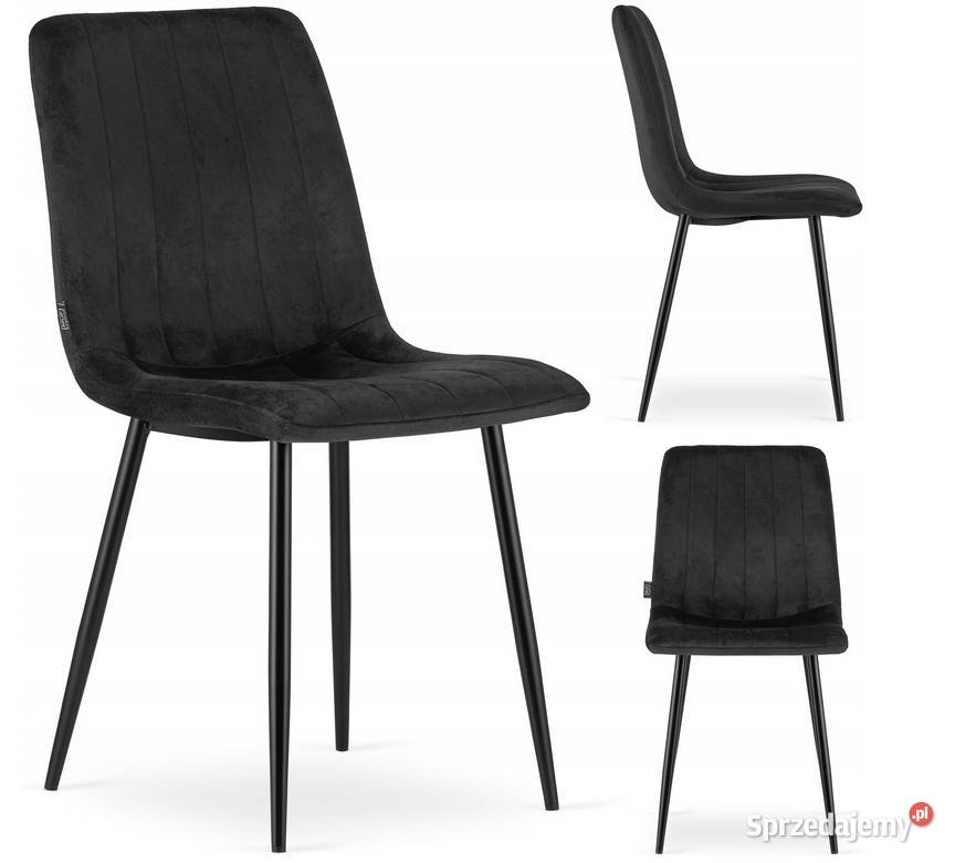 Krzesło tapicerowane welurowe NOWOCZESNE Wysyłka podlaskie