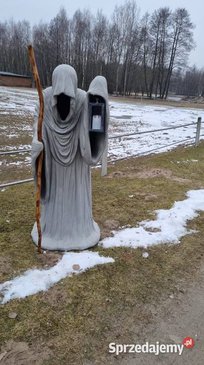 Figury cementowe ozdoby ogrodowe duchy duszki