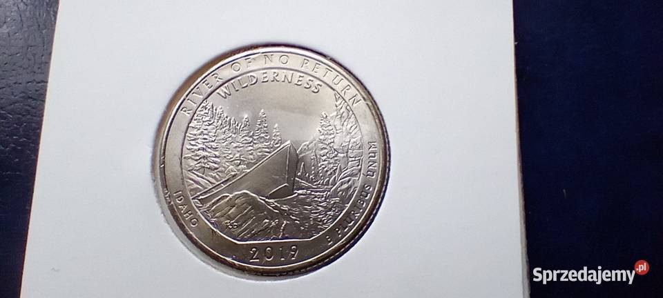 Stare monety 25 cent 2019 USA 13 Lesko