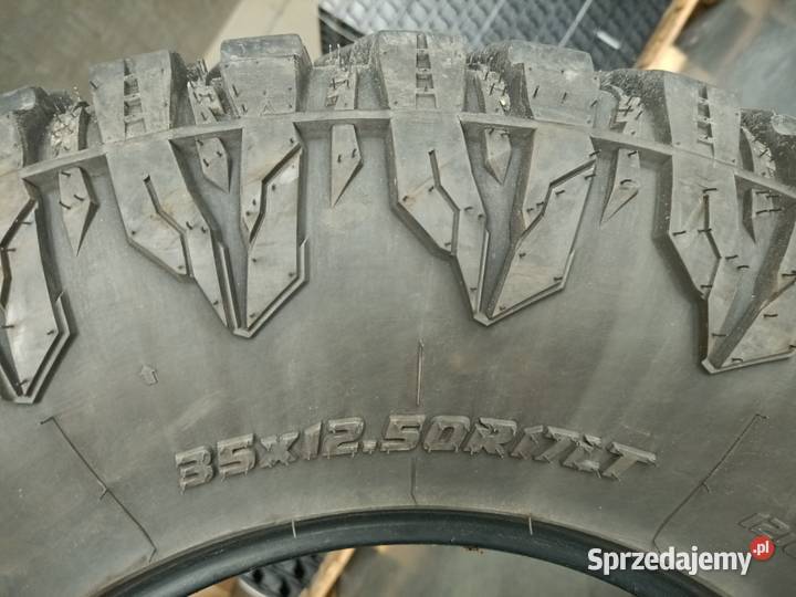 opony RADAR RENEGADE RT 35X125R17 4 UŻYWANE Samochodowe małopolskie Kalwaria Zebrzydowska