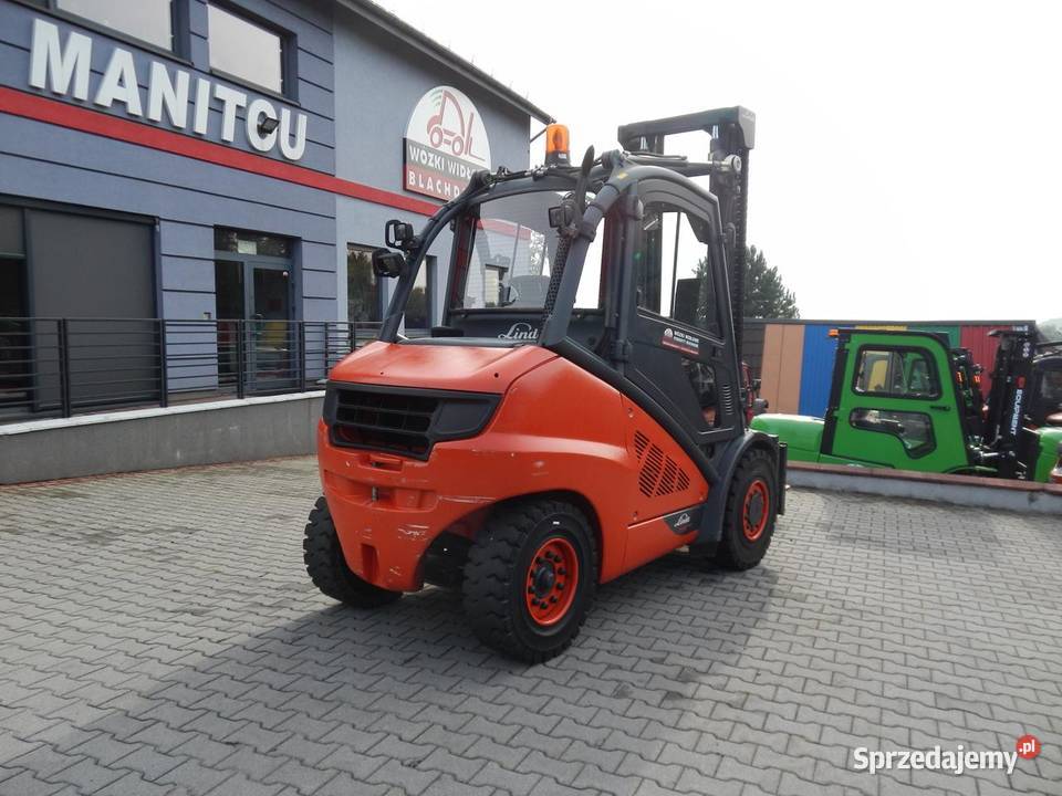 Wózek widłowy Linde H50D02 Przesuw boczny BD2211 Mogilany