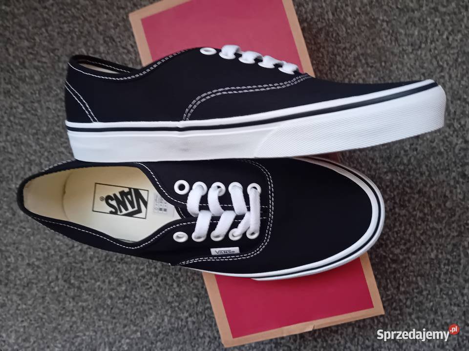 Nowe oryginalne czarne trampki VANS Authentic pomorskie Malbork