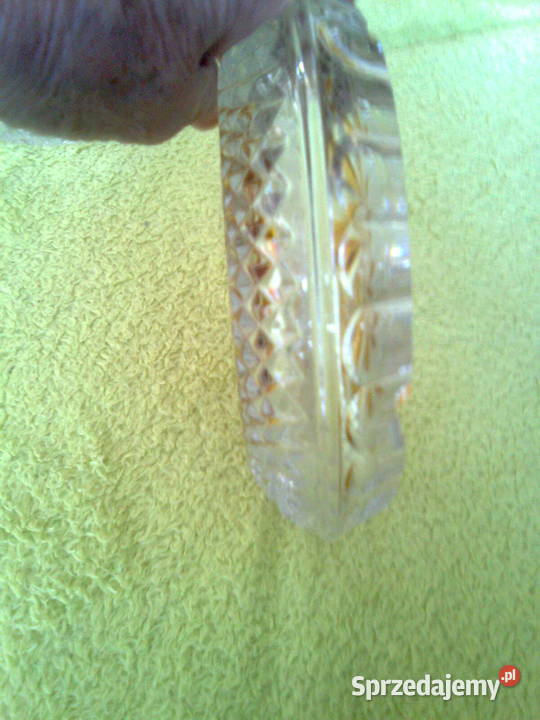 Popielniczka kryształowa Huta Julia Łódź