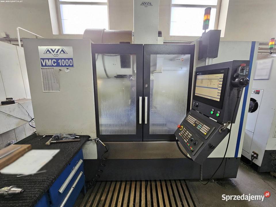 Centrum obróbcze pionowe CNC AVIA VMC 1000 sprzedam