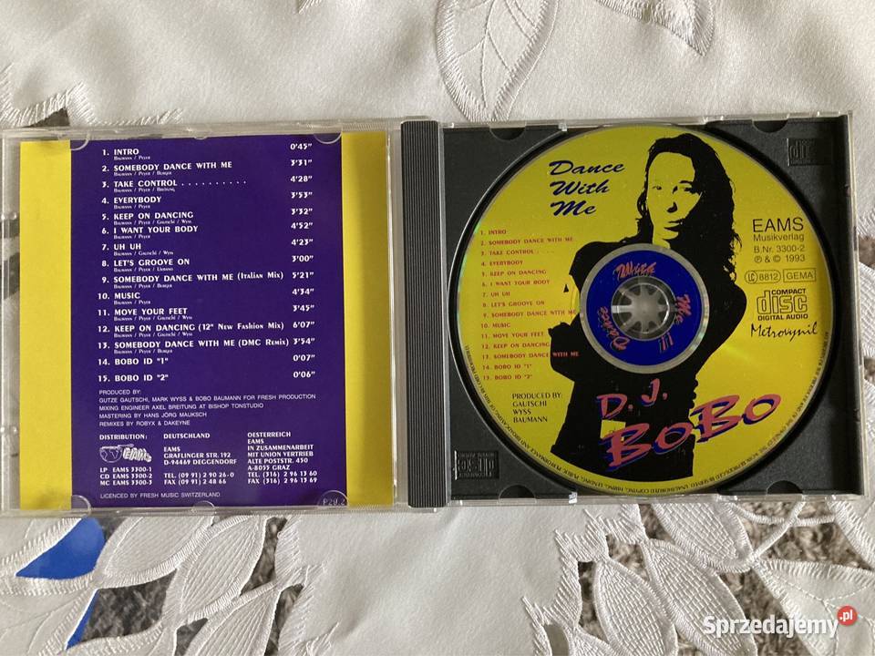 Płyta Cd Album DJ Bobo Dance With Me Lata 90 Płyty i kasety Płyty i kasety Czerwionka-Leszczyny