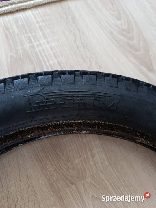 Zabytkowa polska opona Degum 35019 WSK WFM SHL 19cale Rzeszów