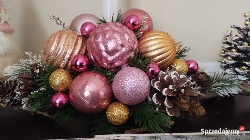 Stroik świąteczny bożonarodzeniowy na komodę Malkowice