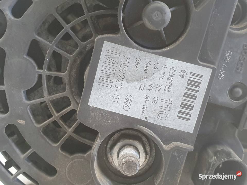 ALTERNATOR Mini One R50 R53 16 16V 110A bosch lubelskie Chełm