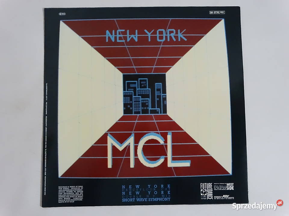 Płyta Winylowa 12 MCL York 1987 Stan Biłgoraj