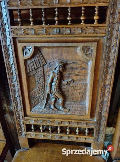 Jadalnia Zestaw antyczny do jadalni 1850 Witryna Siedlisko sprzedam