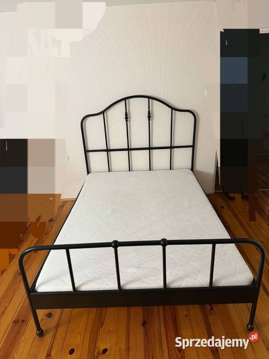 Meble komoda szafa łóżko z materacem 200x140 Abramów