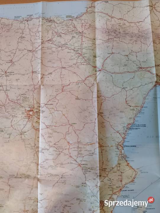 Mapa papierowa HISZPANIA i PORTUGALIA Poznań
