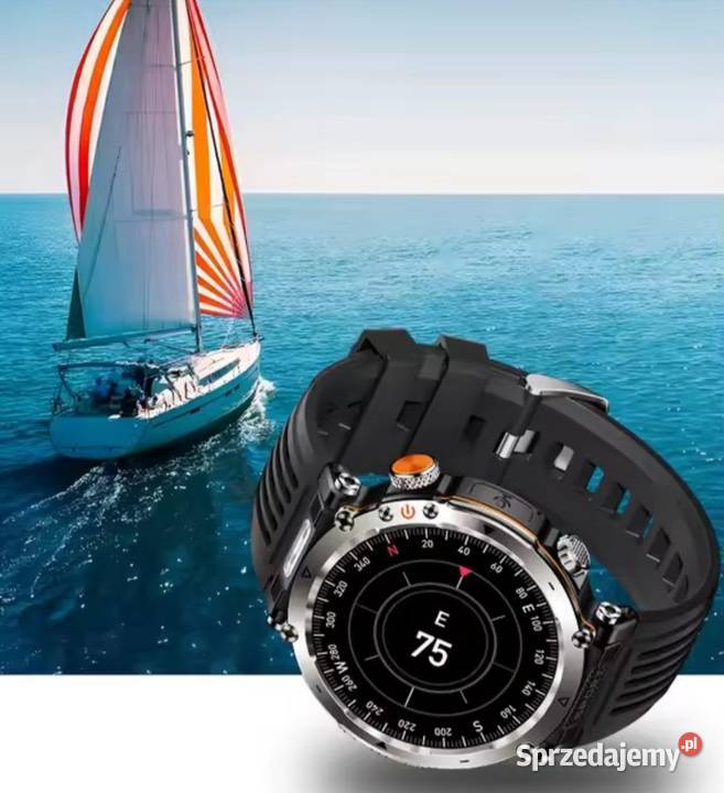 Smartwatch męski 17 cala HD Amoled małopolskie Chrzanów