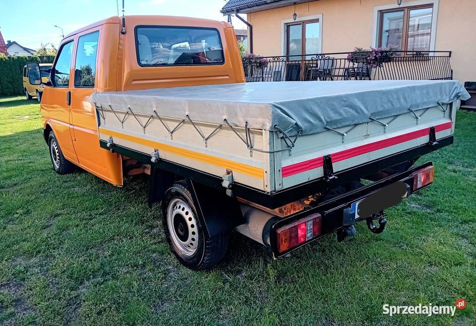 Volkswagen Transporter T4 19 TD Doka Plandeka 6 pomarańczowy Raciąż