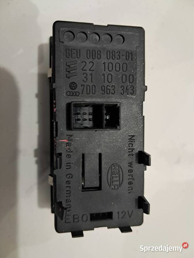 Panel sterowania Webasto 7D0963343 vw t4 osobowe Ogrzewanie postojowe Ogrzewanie postojowe Kielno