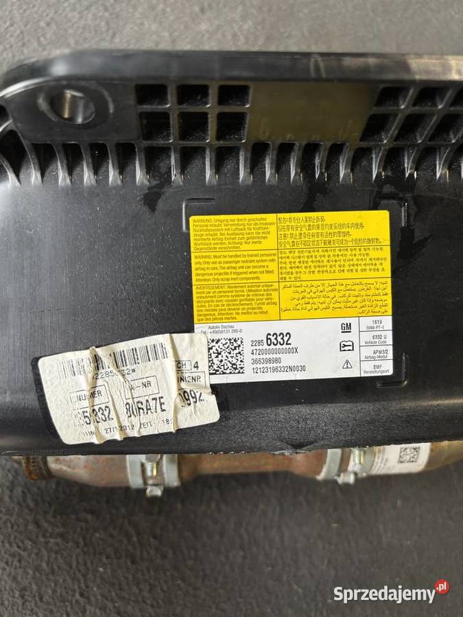Poduszka Opel Insignia Anglik osobowe Zawiercie