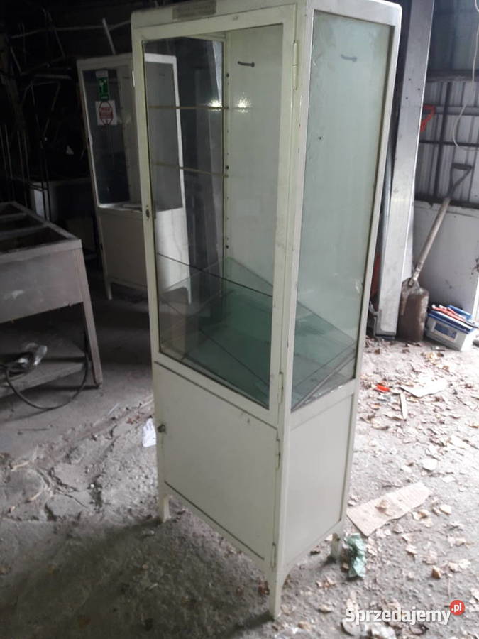 Stare meble medyczne komplet PRL loft vintage