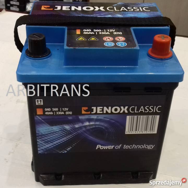 Akumulator JENOX Classic 40Ah 330A 12V P ZABRZE