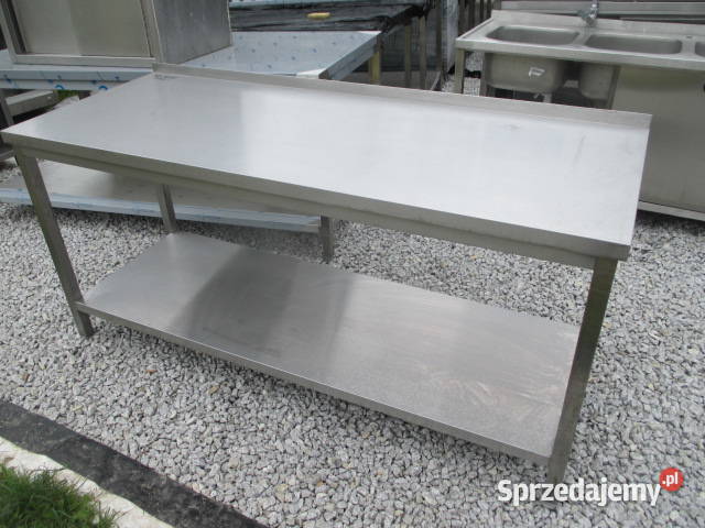 STÓŁ GASTRONOMICZNY Z PÓŁKĄ PRZYŚCIENNY 1807085 Ostrów Wielkopolski