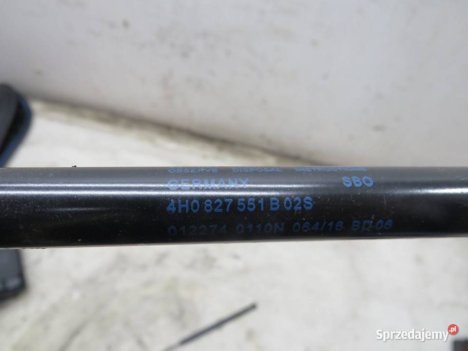 SIŁOWNIK TELESKOP KLAPY AUDI A8 D4 4H0827551B