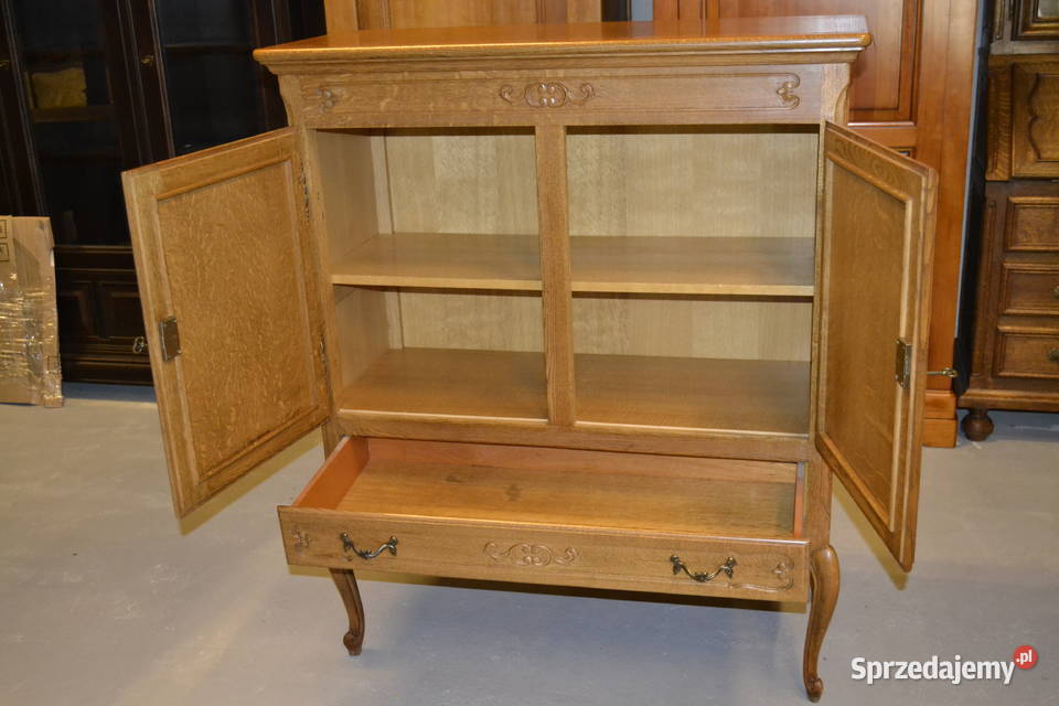 komoda pomocnik stylowy lity dąb sprzedam