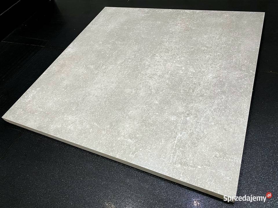 GRUBY GRES 2 SZARE PŁYTY TARASOWE 80X80 BETON Łask