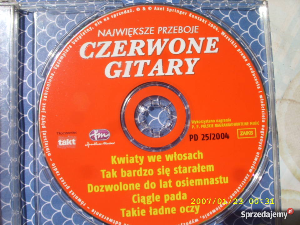 C CZERWONE GITARYNAJWIEKSZE PRZEBOJE2CD 1 płyta dolnośląskie Wołów