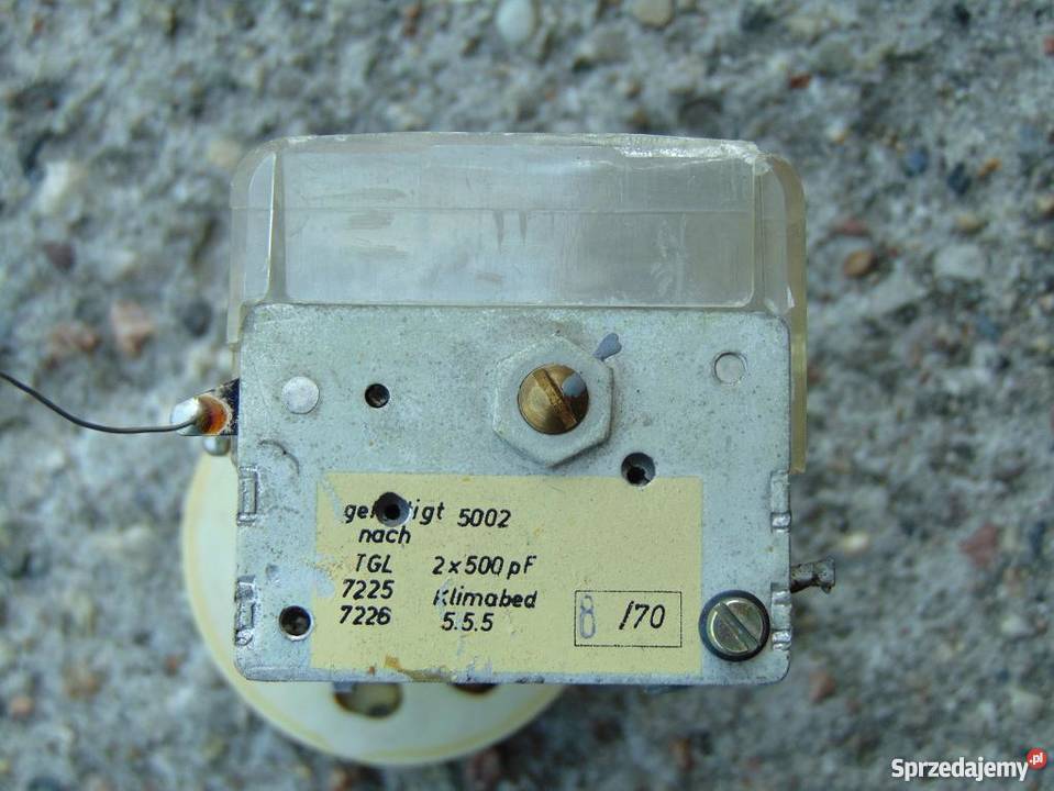 Kondensator zmienny DDR pomorskie sprzedam