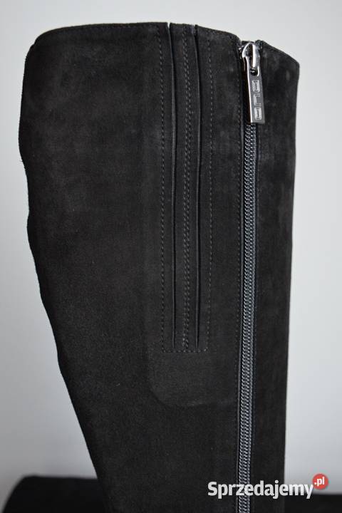 Kozaki DUO SZERSZA cholewka 41 naturalny zamsz