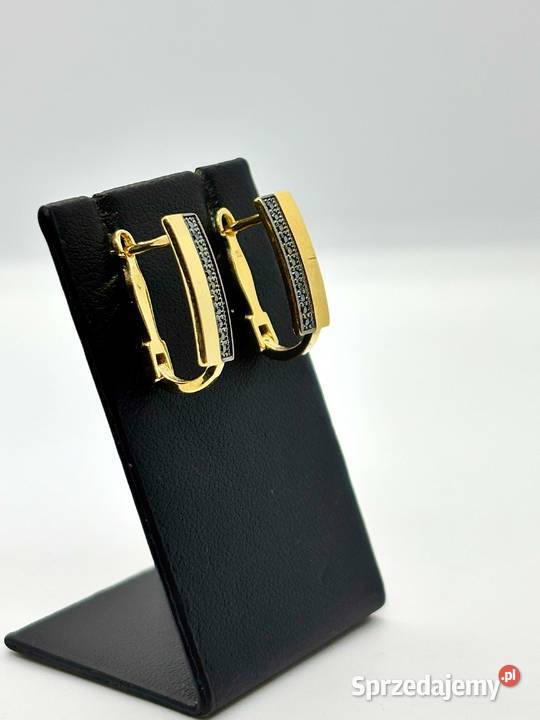 Nowe złote kolczyki pr 585 255g Elbląg