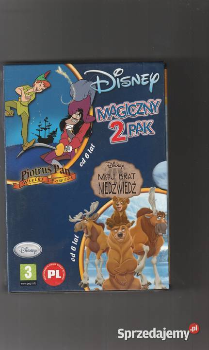 Magiczny 2 pak Piostruś PanMój brat niedźwiedź dla dzieci Pruszków sprzedam