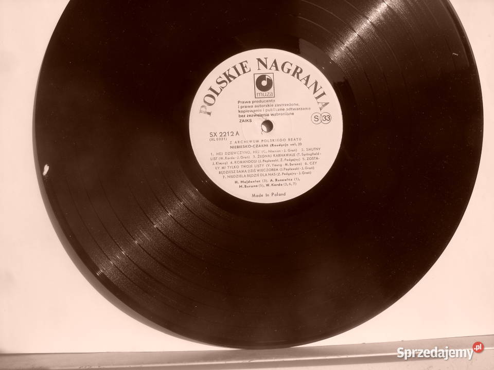 Rock LP Z archiwum Polskiego beatu NIEBIESKO płyta winylowa Wołów sprzedam