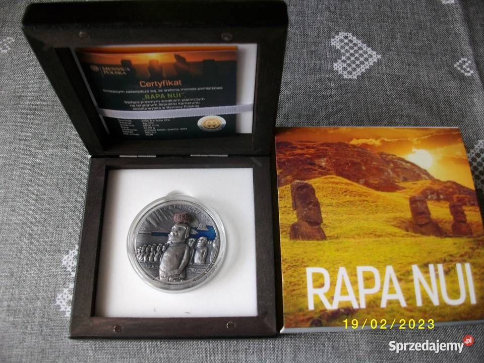 Kamerun Rapa Nui 2oz Mennica Polska 2020r Potulice