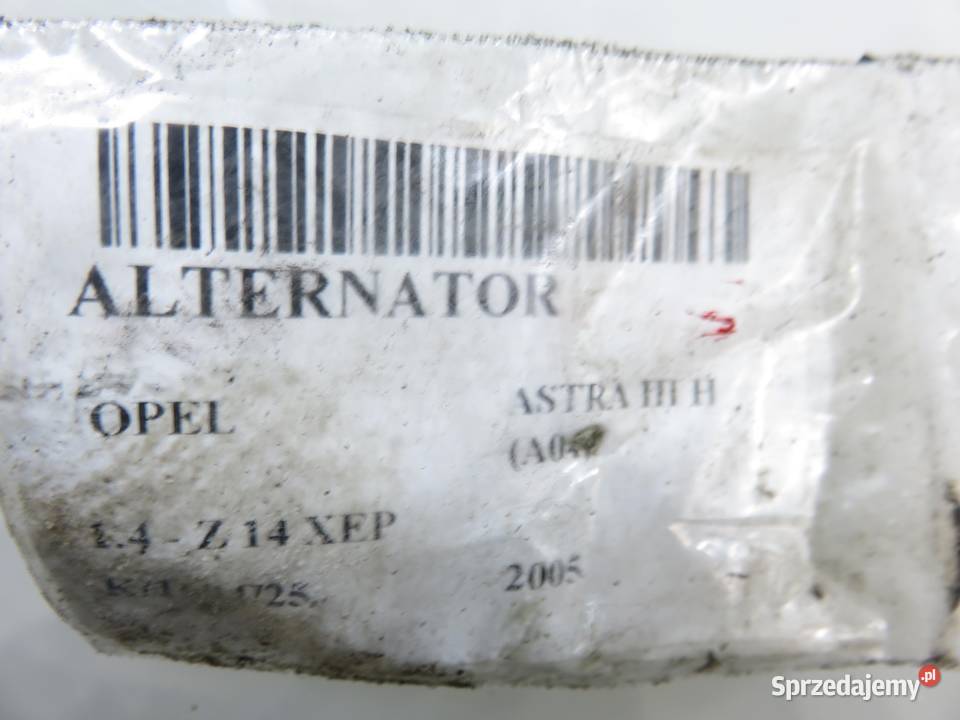 ALTERNATOR OPEL ASTRA H 14 13156053 0124425028 małopolskie