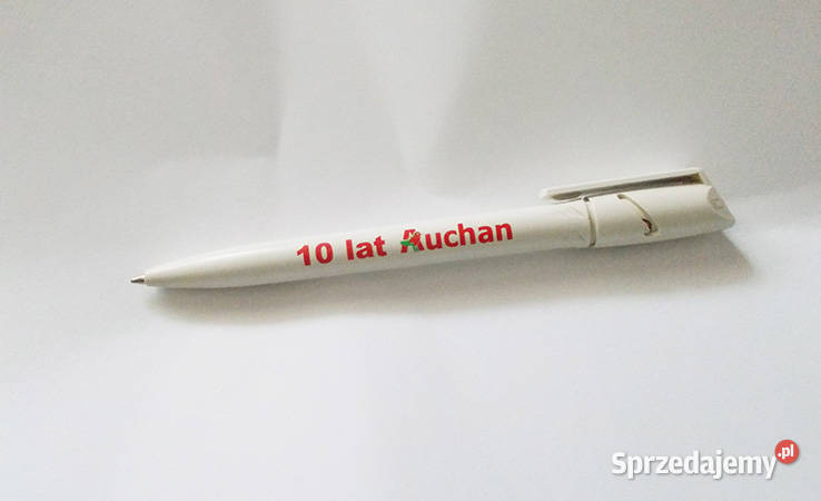 biały długopis z plastiku kolekcjonerski Białystok