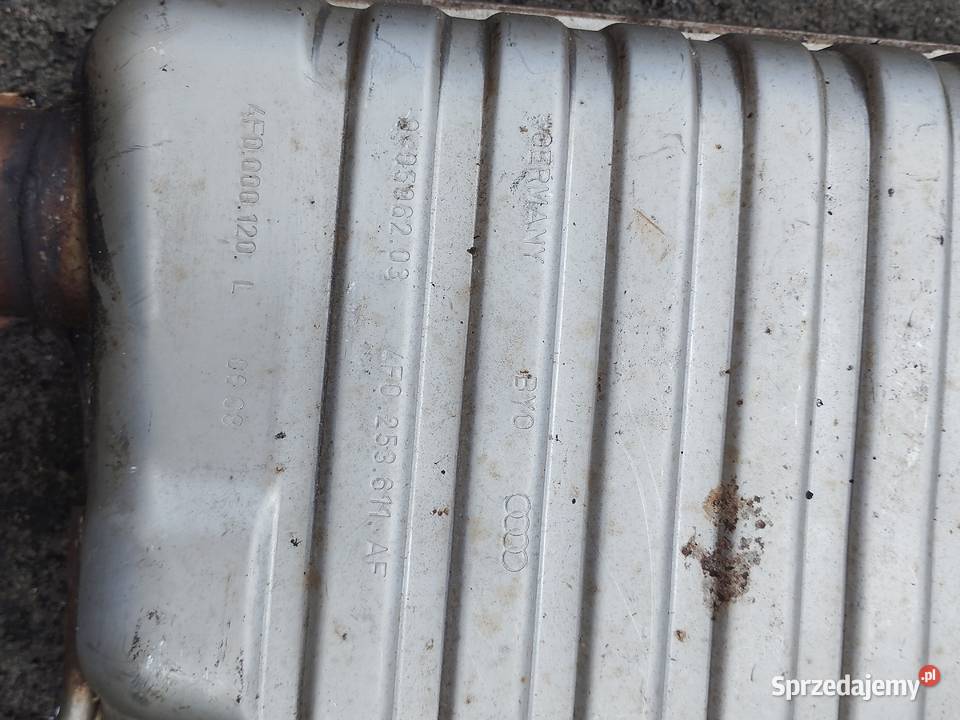 AUDI RS6 C6 4F WYDECH TŁUMIK 4F0000120L Rury wydechowe Międzychód