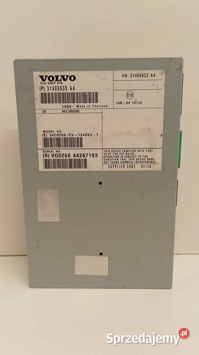 VOLVO V60 V70 III WZMACNIACZ RADIA 31409935 Panele sterowania, przełączniki