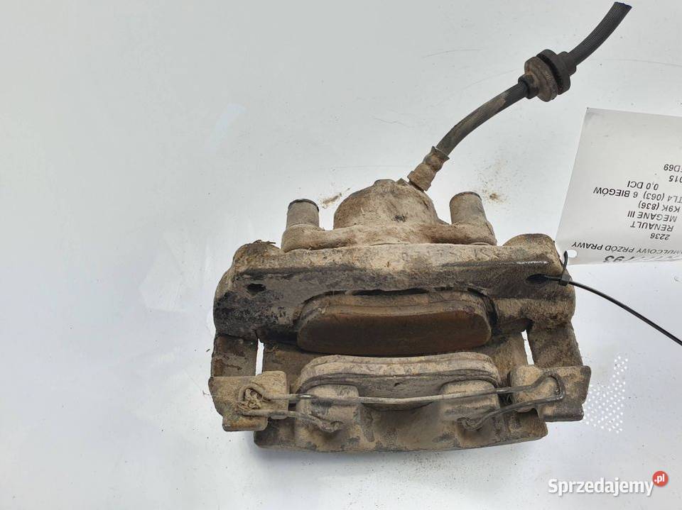 ZACISK HAMULCOWY PRZÓD PRAWY RENAULT MEGANE III Lipno