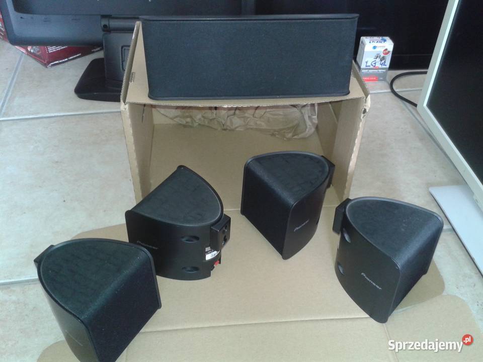 kino domowe Pioneer zestaw głośników 5szt subwoofer speaker
