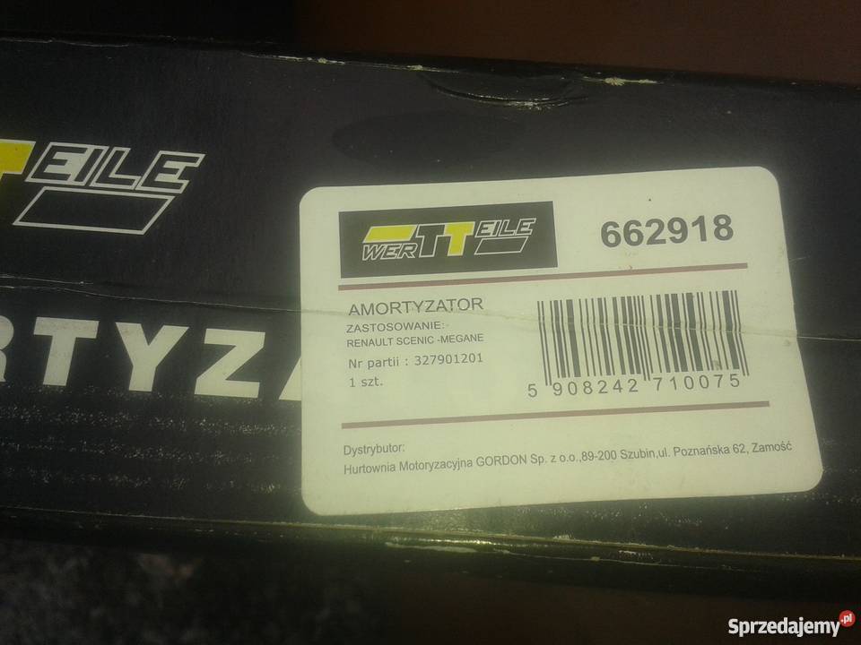 Amortyzatory tył RENAULT SCENIC I MEGANE SCENIC Zawieszenie i układ kierowniczy sprzedam