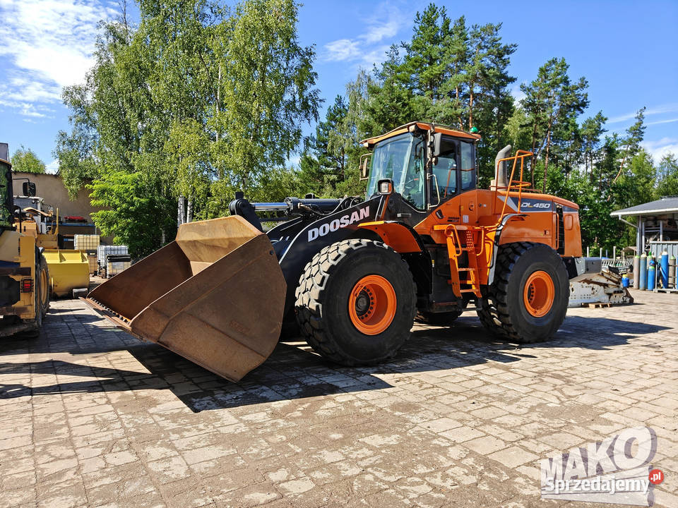 Doosan DL4505 Nowe opony Nowy lemiesz łyżki pełny VAT Ostrowiec Świętokrzyski