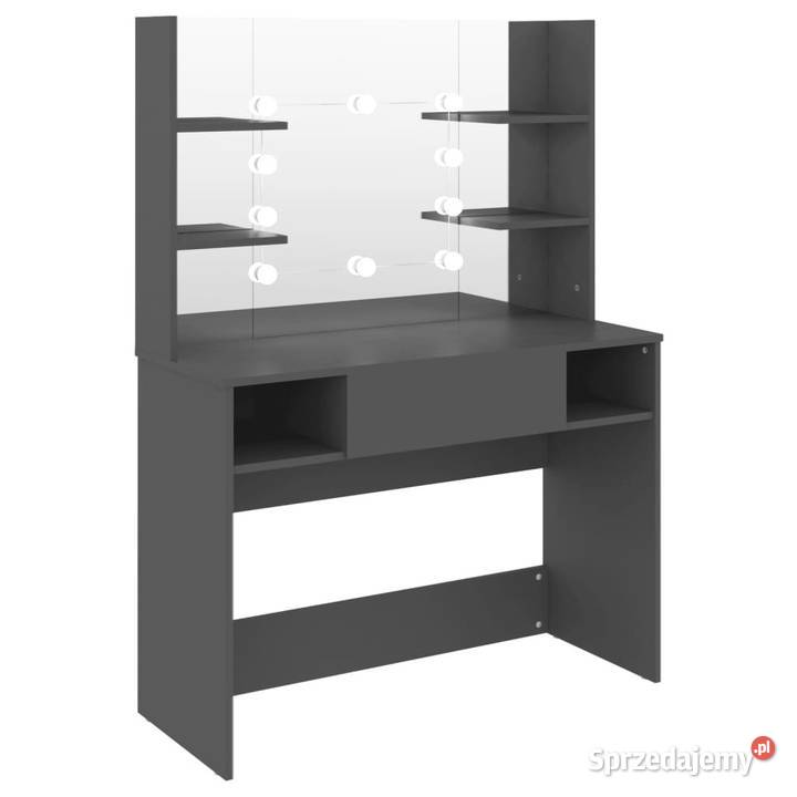 Stolik do makijażu z LED 100x40x135 MDF szary mazowieckie Warszawa sprzedam