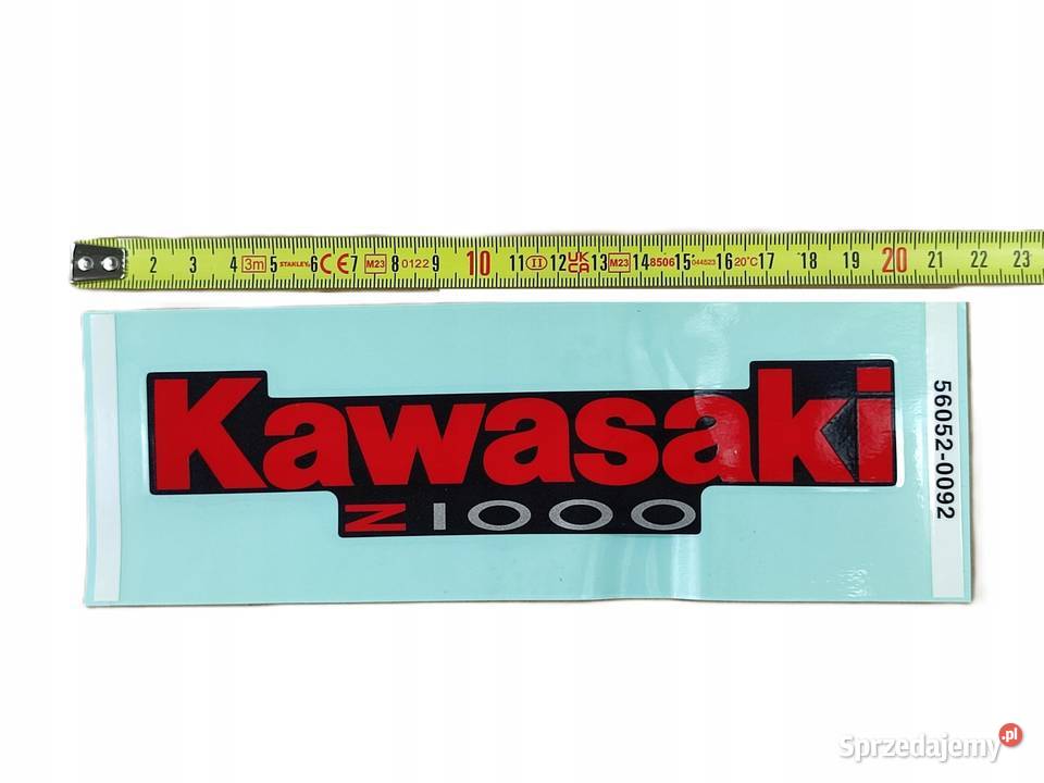 NAKLEJKA EMBLEMAT NA BAK KAWASAKI ZR1000A1H