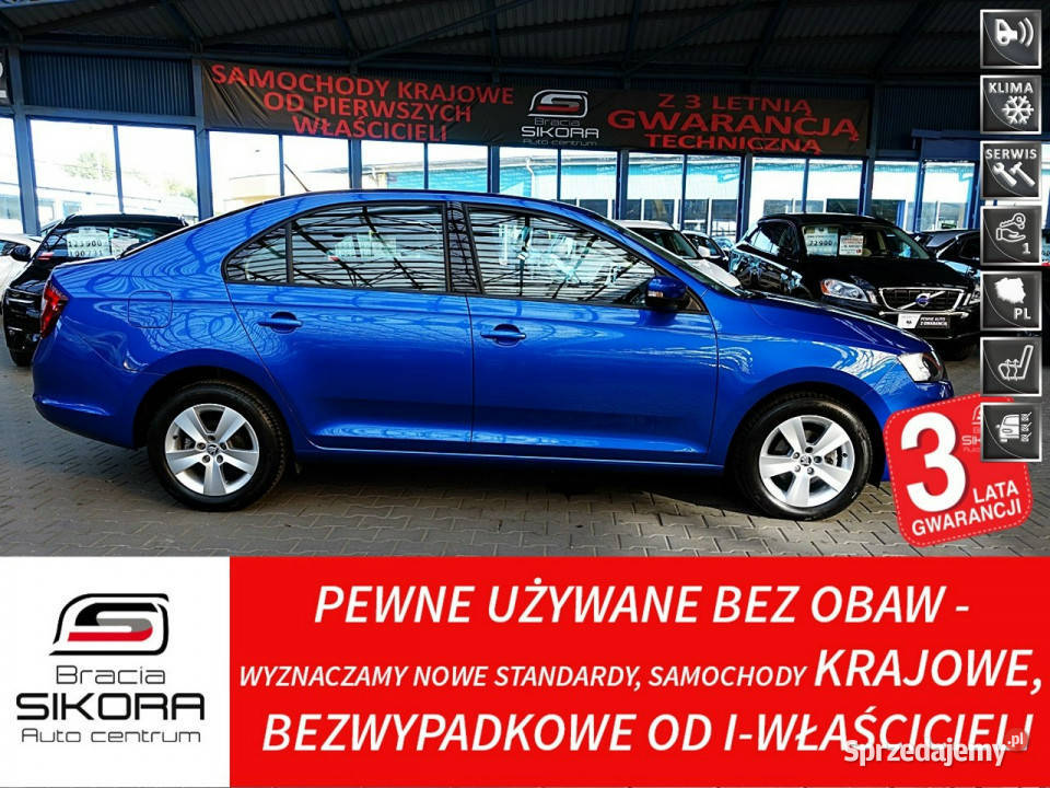 koda RAPID LEDPODGRZEWANE FoteleParktronik 3Lata klimatyzacja śląskie Mysłowice