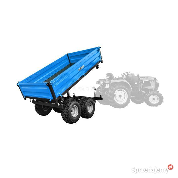 Przyczepa rolnicza dwuosiowa 25T z kiprem Tajęcina