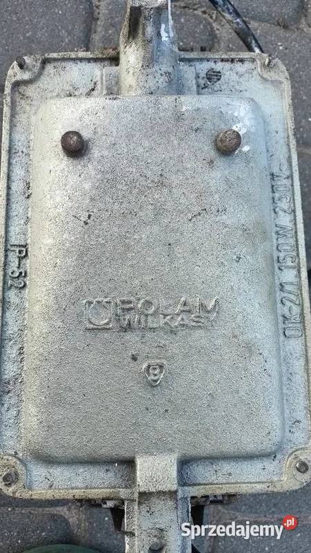 Stara lampa kanałowa OK21 Polam Wilkasy PRL loft Kinkiety Markocin sprzedam