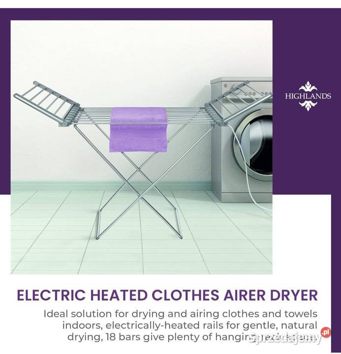 Suszarka elektryczna aluminiowa małopolskie Bochnia sprzedam